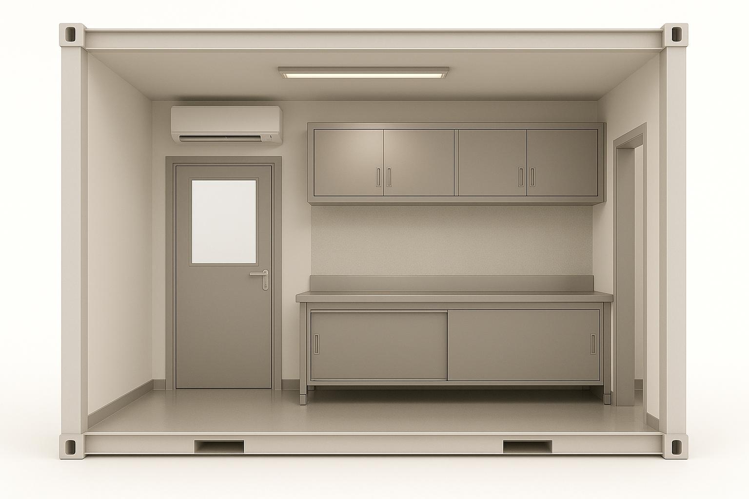 Mobile kitchen container